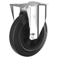 ROULETTE 100MM FIXE CAOUT NOIR 23346