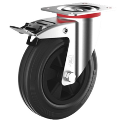 ROULETTE 160MM A.FREIN PIVOT. 024266