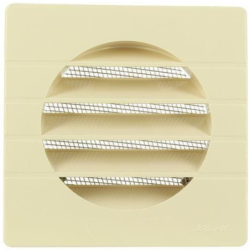 GRILLE VENTIL PVC EXTERIEUR 1GETM100