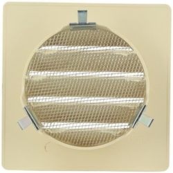GRILLE VENTIL PVC EXTERIEUR 1GETM125
