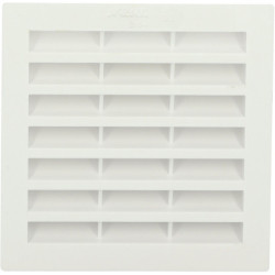 GRILLE VENTIL PVC CARREE CLAS 1B164