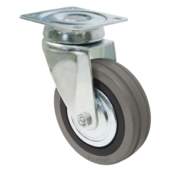 ROULETTE 75MM NOVA PLATINE POLYERET GRIS 22037