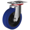 ROULETTE 100MM PLATINE CAOUT ELESTIC NOIR 22141