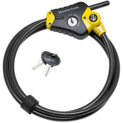 CADENAS ANTIVOL CABLE 1.80M MASTER LOCK 8433EURD