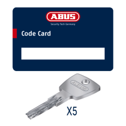 CYLINDRE SERRURE ABUS 30X30 BLISTER D6PS
