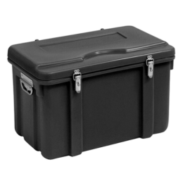 COFFRE PVC ROTOMOULE 120L NOIR 68X40X48CM