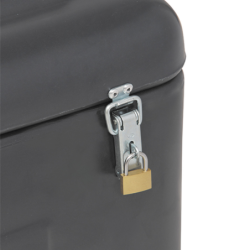 COFFRE PVC ROTOMOULE 120L NOIR 68X40X48CM