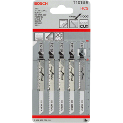 Lame de scie sauteuse bois T101BR blister de 5