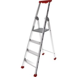 Escabeau 4 marches en aluminium