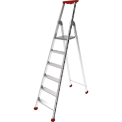 Escabeau 4 marches en aluminium