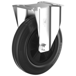 ROULETTE 65MM S.FREIN FIXE CAOUT NOIR 23326