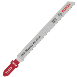 Lame de scie sauteuse PRO Plastics PC clean T101A blister de 5