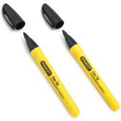 Marqueur pointe fine noir lot de 2