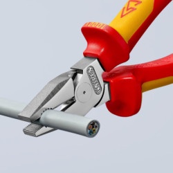 pince universelle isolée 1000 V chromée 180 mm réf. 0206180SB