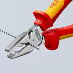 pince universelle isolée 1000 V chromée 180 mm réf. 0206180SB