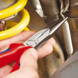 Pince à becs demi-ronds droits 200 mm gaines PVC - 26 11 200 SB
