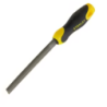 Lime demi-ronde 200 mm mi-douce manche PVC
