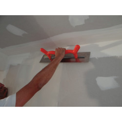 Platoir en acier inox 50x12 biseauté poignée 2 mains