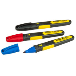 Marqueur FATMAX noir / rouge / bleu lot de 3