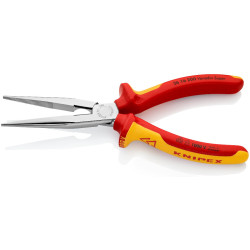 Pince à becs demi-ronds droits 200 mm isolée 1000 V - 26 16 200 SB