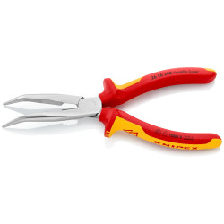 Pince à becs demi-ronds coudés 200 mm isolée 1000 V - 26 26 200 SB
