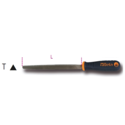 Lime triangulaire demi-douce 1719BMA/T