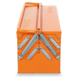 Boîte à outils 5 cases, métallique C20L longue