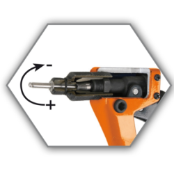 Pince à riveter ultra compacte avec réglage de l'effort 1741U