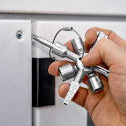 Clé en croix 10 profils TWINKEY réf. 001101