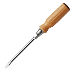 Tournevis bois fente écrou 8x150