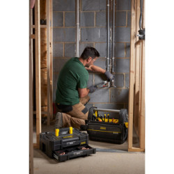 Caisse TSTAK FATMAX 2 tiroirs 8 L