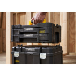 Caisse TSTAK FATMAX 2 tiroirs 8 L