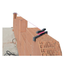 Cordeau KORDO largeur 200 mm avec drisse fluorescente 1,5 mm - 20 m