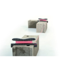 Cordeau KORDO largeur 200 mm avec drisse fluorescente 1,5 mm - 20 m