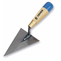 Truelle triangulaire CAZZU 16 cm manche bois
