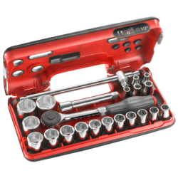 Coffret cliquet 1/2 manche rotatif S.360DBOX4PB
