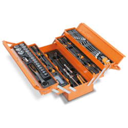 Caisse métallique 5 cases avec 91 outils BW2120L-E/T91