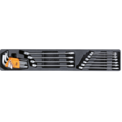 Caisse métallique 5 cases avec 91 outils BW2120L-E/T91