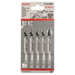Lame de scie sauteuse PRO Hardwood fast T144DF blister de 5