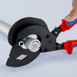 Pince coupe-câble à cliquet pour câble ACSR - 95 32 340 SR