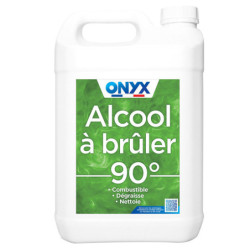 Alcool à brûler 90° bidon de 5 litres