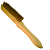 Brosse métallique à manche laiton 4 rangs
