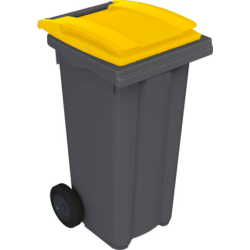 Poubelle sans roues 120l vert