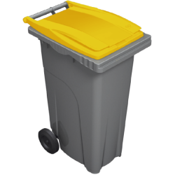 Poubelle sans roues 120l vert