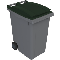 Poubelle sans roues 120l vert