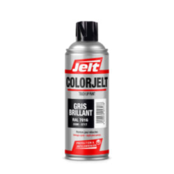 Bombe aérosol peinture gris anthracite COLORJET RAL 7016