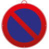 Panneau PVC rond stationnement interdit