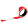 Bande de signalisation rouge et blanc 50 mm x 500 m