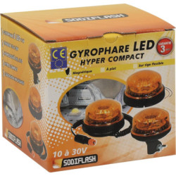GYROPHARE LED MAGNET 12V .