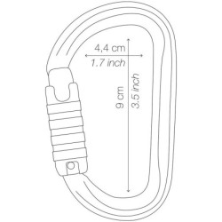 Mousqueton am'd triact PETZL